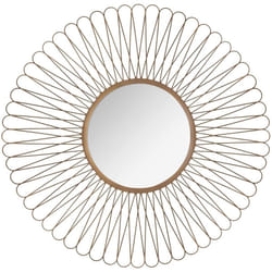 Miroir soleil métal boucle D76