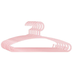 Lot de 6 Cintres pour Enfant  Basique  28cm Rose