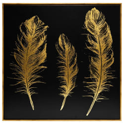 Toile PEI/SIL cadre plumes 78X78