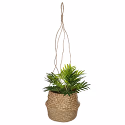 Cache-Pot à Suspendre  Seagrass  18cm Naturel