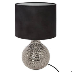 Lampe céramique martelé goutte H38