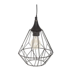 Suspension métal fil D19 H24 Noir - ATMOSPHERA