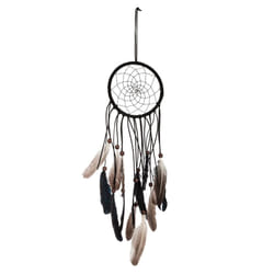 Attrape-Rêves Ethnique  Plumes  55cm Noir