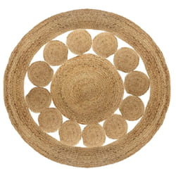 Tapis ajouré vent jute D120