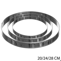 5five - 3 cercles inox 20 24 28cm