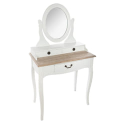Coiffeuse 3 Tiroirs Naturel Chrysa
