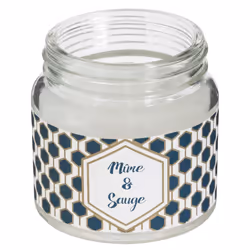 Bougie Parfumée en Verre  Bocal  65g Mûre & Sauge