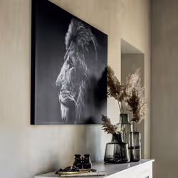Toile imprimée Lion 78X118