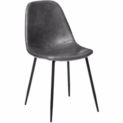 Inspirée du siège coque iconique des années 50, la chaise design "Vladi" équipera votre salle à manger ou bureau. Design orga ...