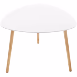 Description générale Cette table à café Mileo blanche est parfaite pour apporter une touche d'élégance à votre intérieur. Ave ...