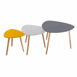 Description générale Optez pour cet ensemble de tables à café de la marque Atmosphera pour sublimer votre séjour ! Ce lot de  ...