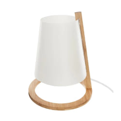 Atmosphera Lampe Bambou H26 - Blanc