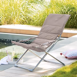 Fauteuil relax Milos taupe Hespéride