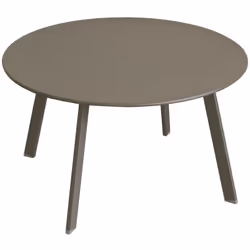 Description générale Table d'appoint ronde Saona de la marque Hespéride, idéale pour poser vos affaires ou comme complément à ...