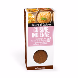 Aromandise HBE35, Gingembre*, paprika doux*, cumin*, curcuma*, cannelle de Ceylan*, graines de coriandre*, ail*,..., France,  ...