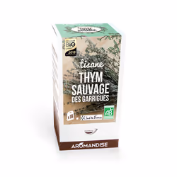 Aromandise TTS13, 0,8 g, Thym* (Thym à thymol frais et piquant et Thym à carvacrol poivré et doux). *Produit issu de..., 1 pi ...