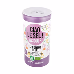 Aromandise HBE55, Pétales d'hibiscus* 35%, graines de moutarde noire*, tomates*, oignons*, algues Wakamé* de..., France, 1 pi ...