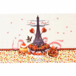 Un set de table Laissez Lucie Faire Dim : 44 x 28.5 cm PVC