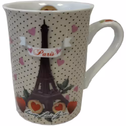 Tasse en céramique Laissez Lucie Faire En céramique sérigraphiée Hauteur 10 cm - Diamètre 7 cm