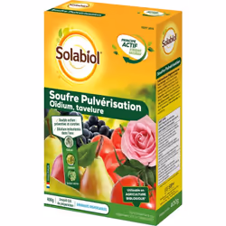 SOLABIOL SOPUL400 - Soufre Pulvérisation - Lutte contre Oidium - 400g