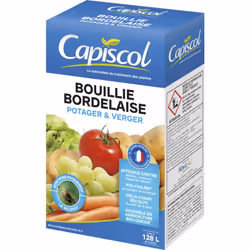 SBM - Bouillie Bordelaise Potager et Verger 800g de Poudre 128L de Solution Utilisable en Agriculture Biologique
