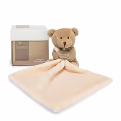 Doudou et Compagnie Ours Mouchoir Boîte Fleur - Nouvelle Boîte!, 0 an(s)