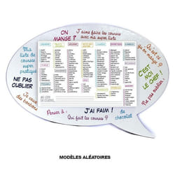 MEMO AIMANTE LISTE DE COURSE MAGNETIQUE DECO 35 X