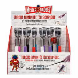 Mister Gadget Torche Aimantee Telescopique