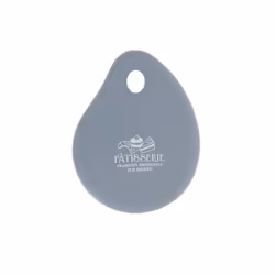 Lily cook Corne de Patissier Silicone, Racleur poêle, Gris, Silicone, Orifice de suspension, 100 mm, 127 mm