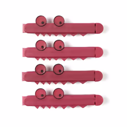 4 Pinces crocodiles pour sachet alimentaire couleur aléatoire