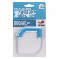 Grattoir poêle anti-rayure silicone - CMP - Pré nettoyage - Blanc