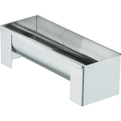 Moule à bûche - Inox - 30 cm - Compatible congélateur - Compatible lave-vaisselle - Gris