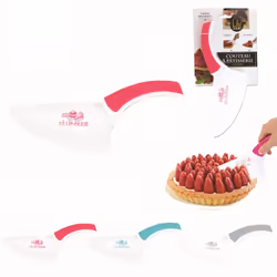 Lily cook Couteau anti-rayures, Construction monopièce, Plastique, Blanc, 262 mm, 25 mm, 100 mm