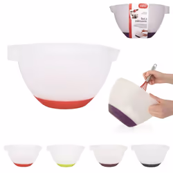 Easy Make Bol a patisserie antiderapant, Unique, Multicolore, Plastique, 270 mm, 230 mm, 138 mm