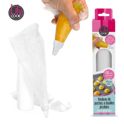 Lily cook Poche Jetable x50 + 1 Douille