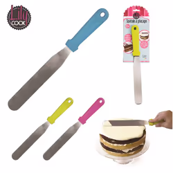 Lily cook Spatule Plate Pour Glacage, Spatules et raclettes de cuisine, Multicolore, Acier inoxydable, Orifice de suspension, ...