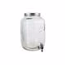 Fontaine à Boisson - Non spécifié - 8 L - Verre et Métal - 31 x 20 cm - Idéale pour Cocktails
