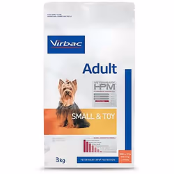 Croquettes Chien Adulte - Virbac - HPM Small - 3kg - Moins de 10kg - Hygiène bucco-dentaire