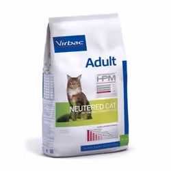 Croquettes - Virbac - Veterinary hpm Neutered - Adulte - 15kg - Chats stérilisés