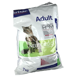 Croquettes - Virbac - Veterinary HPM Neutered Chat Adulte - 7kg - Faible en glucides - Riche en protéines