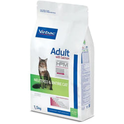 Croquettes - Virbac - Veterinary HPM - Saumon - Adulte - 15kg