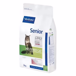 Croquettes - Virbac - Veterinary HPM - Neutered Chat Senior - 3kg - Faible en glucides