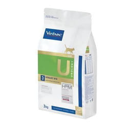 Virbac Veterinary hpm Diet Chat Urology 3 Urinary WIB (Water Intake & Behaviour) Croquettes 3kg