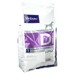 Croquettes - Virbac - Veterinary hpm Diet - Dermatology Support - 3kg - Chien Adulte/Senior
