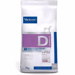 Croquettes - Virbac - Veterinary hpm Diet - Soutien Dermatologique - 7kg - Chien Adulte/Senior