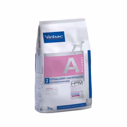 Virbac Veterinary hpm Diet Chien Hypoallergy Food Intolerance Saumon Croquettes 3kg