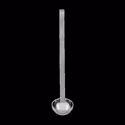 KRAMPOUZ Louche de Cuisine Spéciale Crêpe - Louche Monobloc en Inox sans Soudure - Contenance 125 mL - Qualité Professionnell ...
