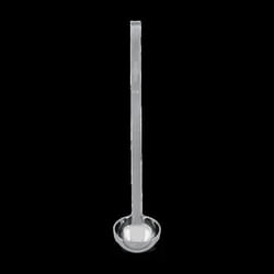 KRAMPOUZ Louche de Cuisine Spéciale Crêpe - Louche Monobloc en Inox sans Soudure - Contenance 125 mL - Qualité Professionnelle