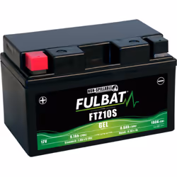 La batterie FTZ10S GEL 12V 9.1Ah est une batterie VRLA étanche, prête à l'emploi. Idéale pour motos, scooters et quads. Perfo ...
