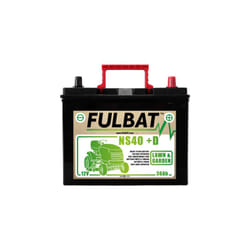 Batterie Fulbat NS40 (+d) ca/ca 12V 36 ah (- / + ) NS40D Bornes Japonnaises (sans entretien)